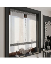 Panel Kornelia z batystu i tkaniny beton 60–130 cm – na wymiar