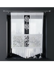 Krótki panel Róża z batystu 60–130 × 100–170 cm – na wymiar