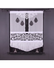 Krótki panel z żabotem i zawieszkami 60–130 × 100–170 cm