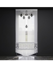 Wysoki panel z żabotem i zawieszkami 60–130 × 190–260 cm