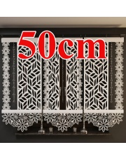 Panel ażurowy z motywem kwiatowym 50 × 90–130 cm