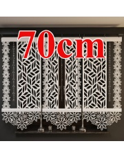 Panel ażurowy z motywem kwiatowym 70 × 90–130 cm