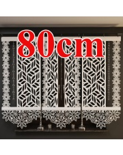 Panel ażurowy z motywem kwiatowym 80 × 90–130 cm