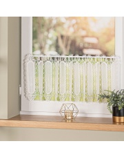 Zazdrostka haftowana panelowa na batyście, wysokość 30cm, kolor 010 naturalny 093721