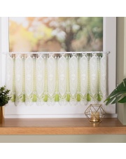 Zazdrostka haftowana panelowa na batyście, wysokość 40cm, kolor 010 naturalny 093003