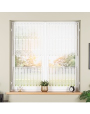 Zazdrostka haftowana panelowa na batyście, wysokość 70cm, kolor 010 naturalny 096269