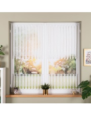 Zazdrostka haftowana panelowa na batyście, wysokość 70cm, kolor 010 naturalny 093003