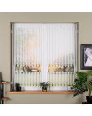 Zazdrostka haftowana panelowa na batyście, wysokość 90cm, kolor 010 naturalny 093003