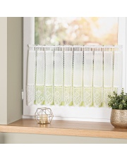 Zazdrostka haftowana panelowa na batyście, wysokość 40cm, kolor 010 naturalny 096269