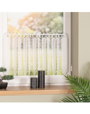 Zazdrostka haftowana panelowa na batyście, wysokość 40cm, kolor 010 naturalny 093721