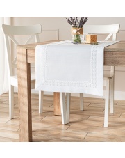 MODENA Bieżnik z gipiurą, szerokość 38cm x wysokość 160cm, kolor 001 biały 202725