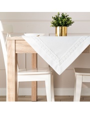 MODENA Serweta z gipiurą, szerokość 85cm x wysokość 85cm, kolor 001 biały 202725