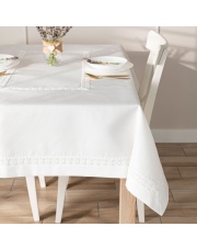 MODENA Obrus z gipiurą, szerokość 140cm x wysokość 220cm, kolor 001 biały 202725