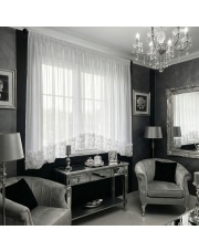 FIRANA GOTOWA ROSES 8 NA TAŚMIE 400 X 160 CM BIAŁY 1szt