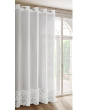 ZASŁONA GOTOWA ROSES 7 350 X 250 CM BIAŁY