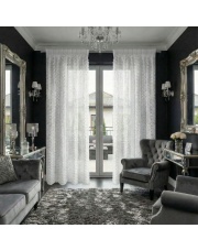 FIRANA GOTOWA ROSES 6 NA TAŚMIE 140 X 270 CM BIAŁY 1szt