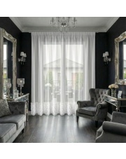 FIRANA GOTOWA ROSES 3 NA TAŚMIE 350 X 270 CM BIAŁY 1SZT