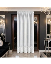 Firana GOTOWA ROSES 3 NA TAŚMIE 140 X 270 CM BIAŁY 1szt