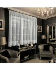 FIRANA GOTOWA ROSES 8 NA TAŚMIE 300 X 120 CM BIAŁY 1SZT