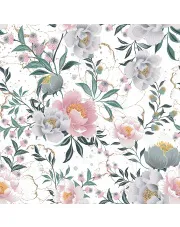 FLAURA Tkanina dekoracyjna BLANKO, 145cm, kolor 002 biały D00112